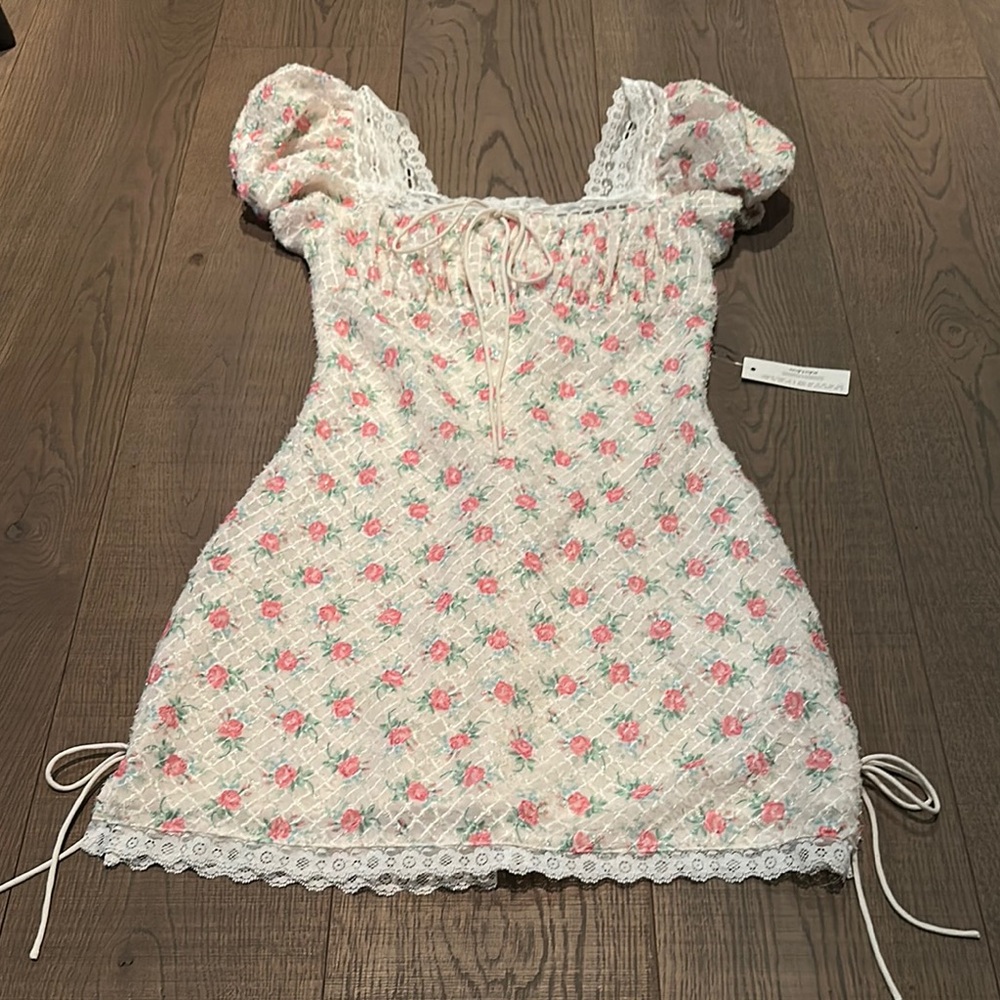Floral Lace For Love and Lemons mini dress